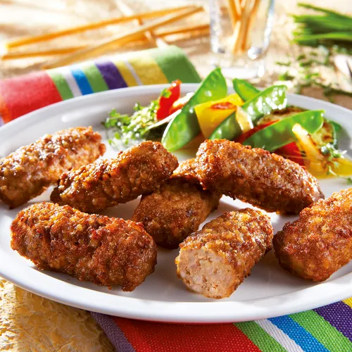 Cevapcici-Gemüse-Gratin